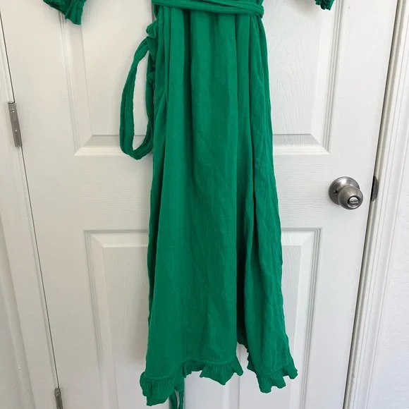 RHODE V-Neck Wrap Long Dress Size XS - Picture 9 of 12